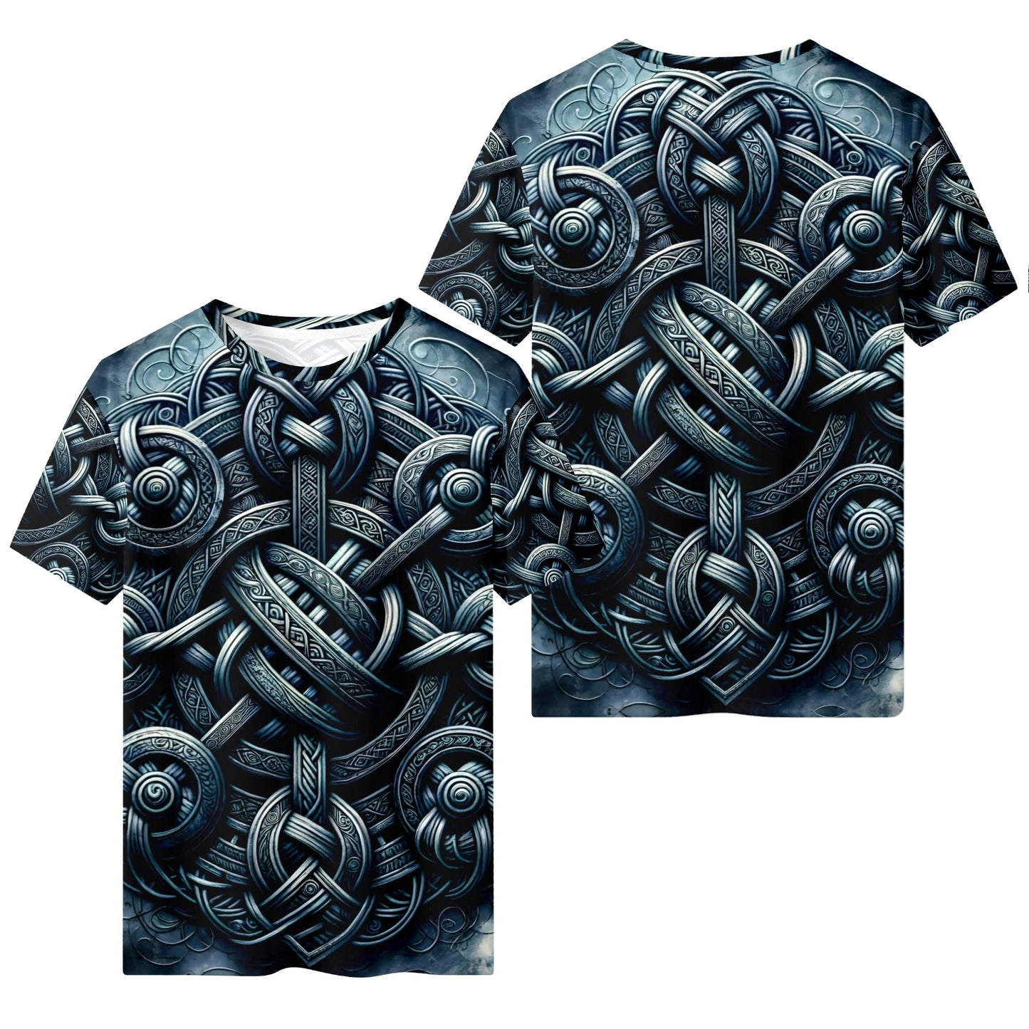 Argent Knotwork 100 Cotton Kids T-Shirt – Loud and Lethal