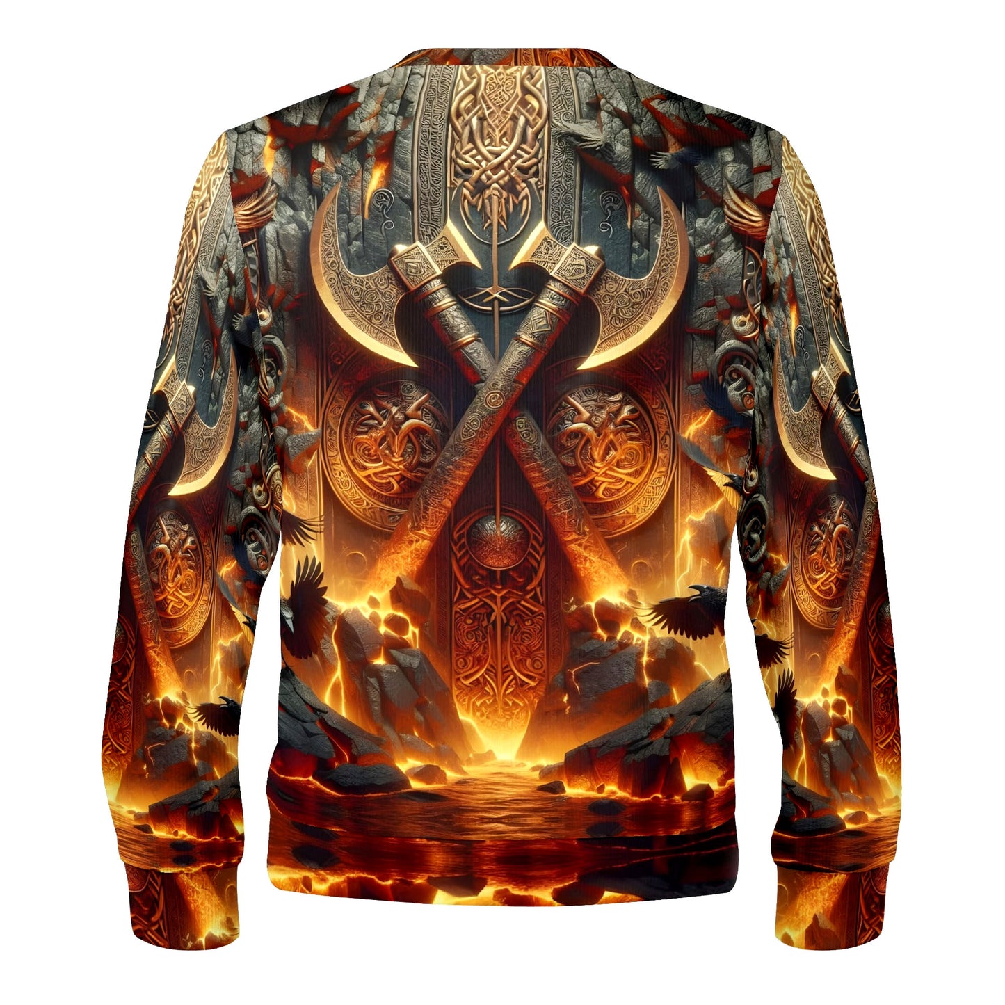 Axes of the Aesir – Poly French Terry Sweatshirt by Loud and Lethal