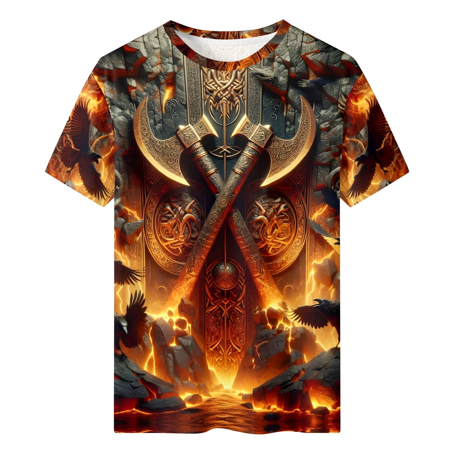 Axes of the Aesir Lycra Kids T-Shirt – Loud and Lethal