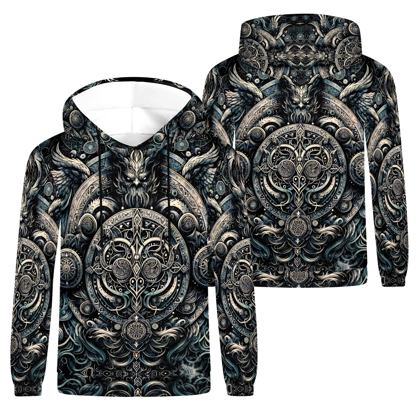 Between Wing and Silence Poly French Terry Hoodie by Loud and Lethal