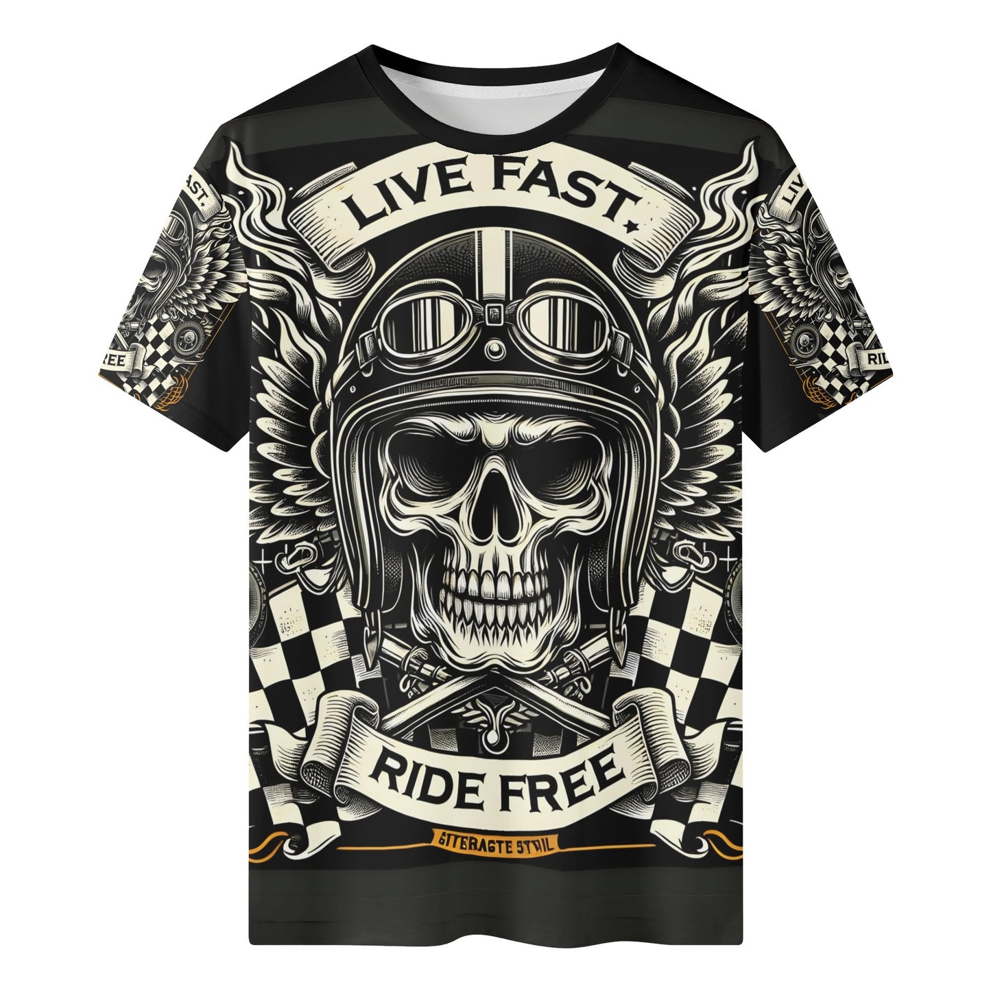 Bikers Oath Lycra Kids T-Shirt By Loud and Lethal