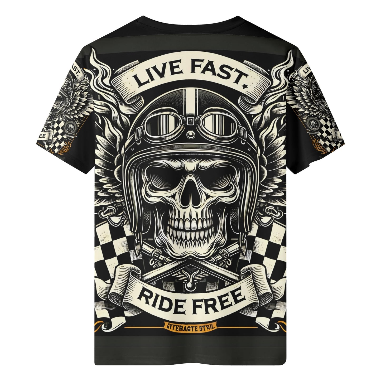 Bikers Oath Lycra Kids T-Shirt By Loud and Lethal