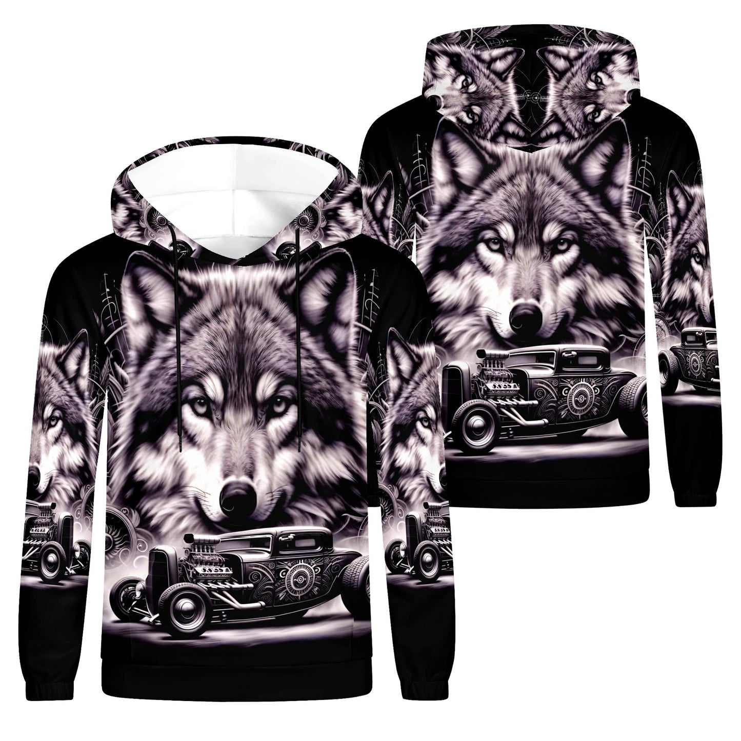 Born to Roam Poly French Terry Hoodie by Loud and Lethal