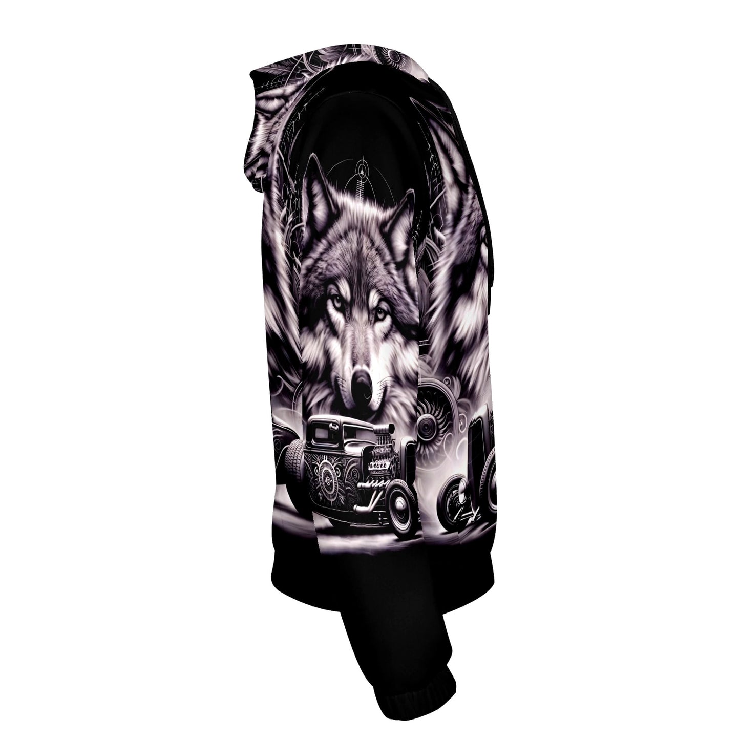 Born to Roam Poly French Terry Hoodie by Loud and Lethal