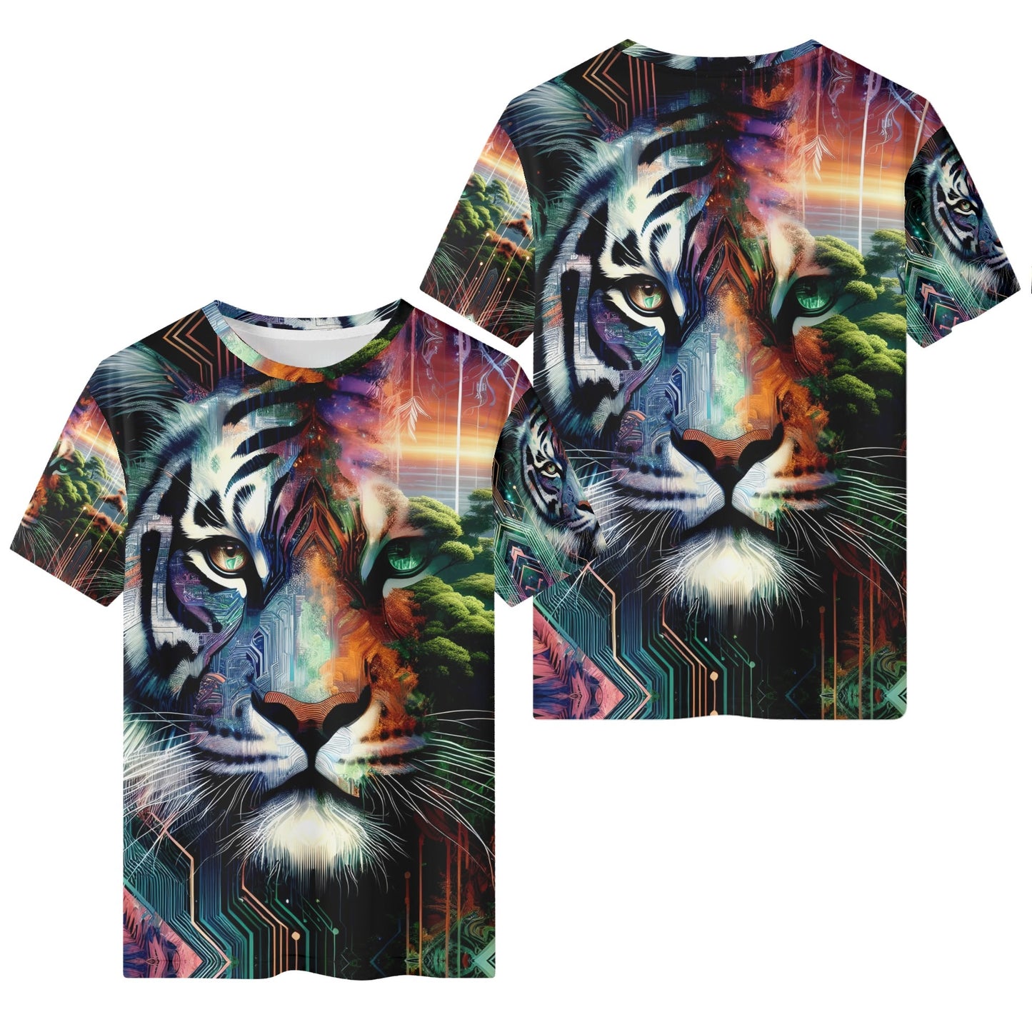 Cybernetic Jungle 100 Cotton Kids T-Shirt By Loud and Lethal