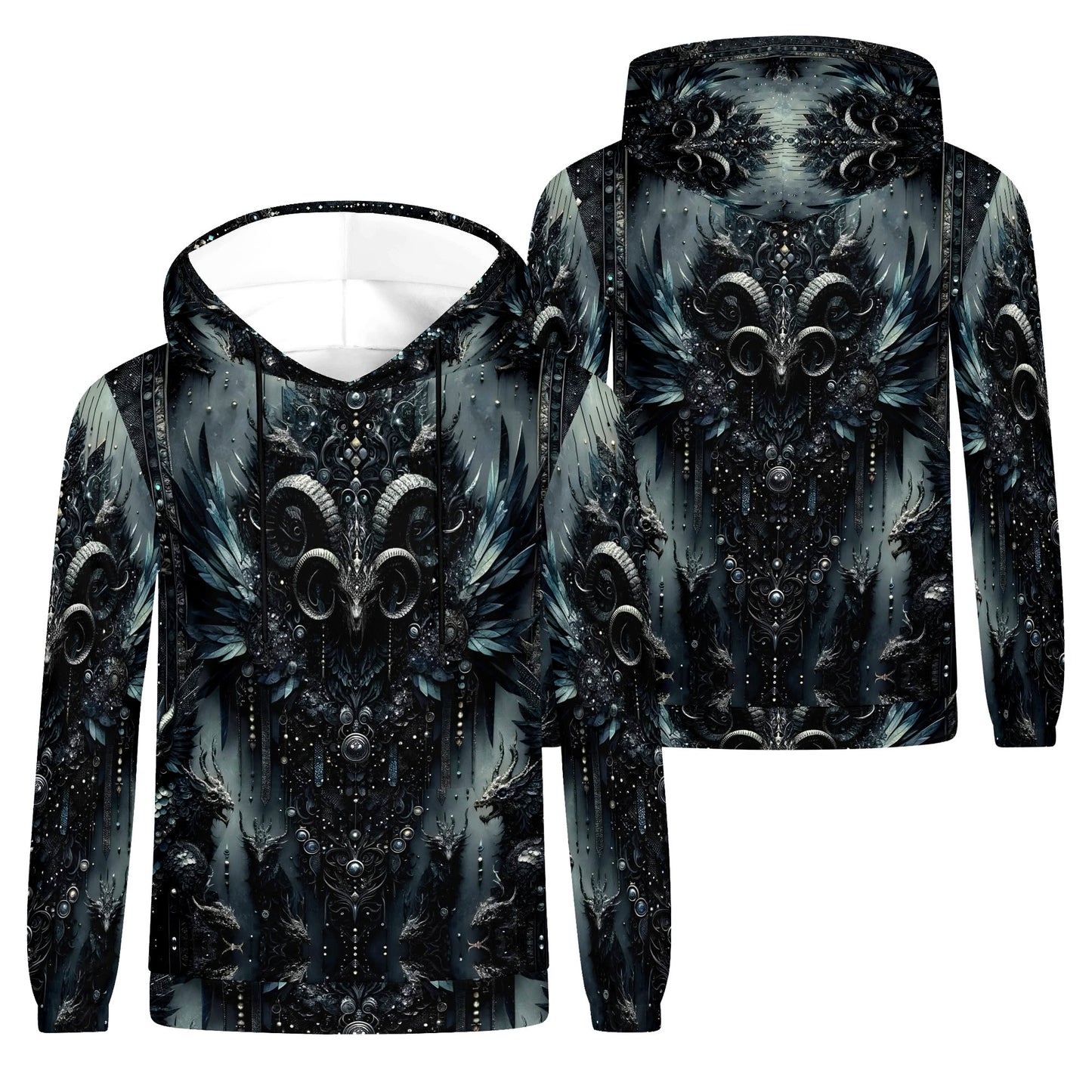 Dark Covenant Poly French Terry Hoodie by Loud and Lethal