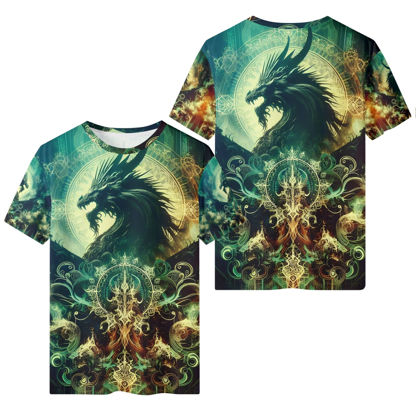 Dragons Domain Lycra Kids T-Shirt By Loud and Lethal