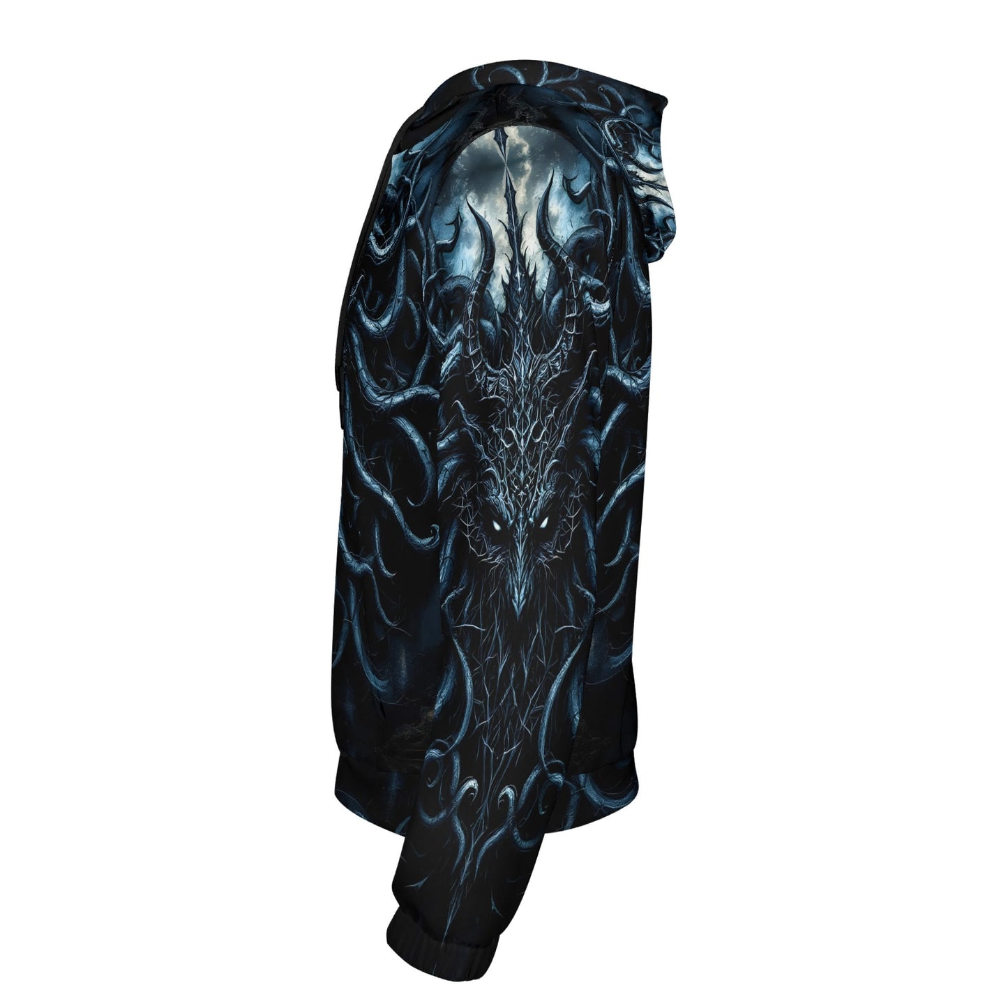 Eldritch Gaze Poly French Terry Hoodie by Loud and Lethal