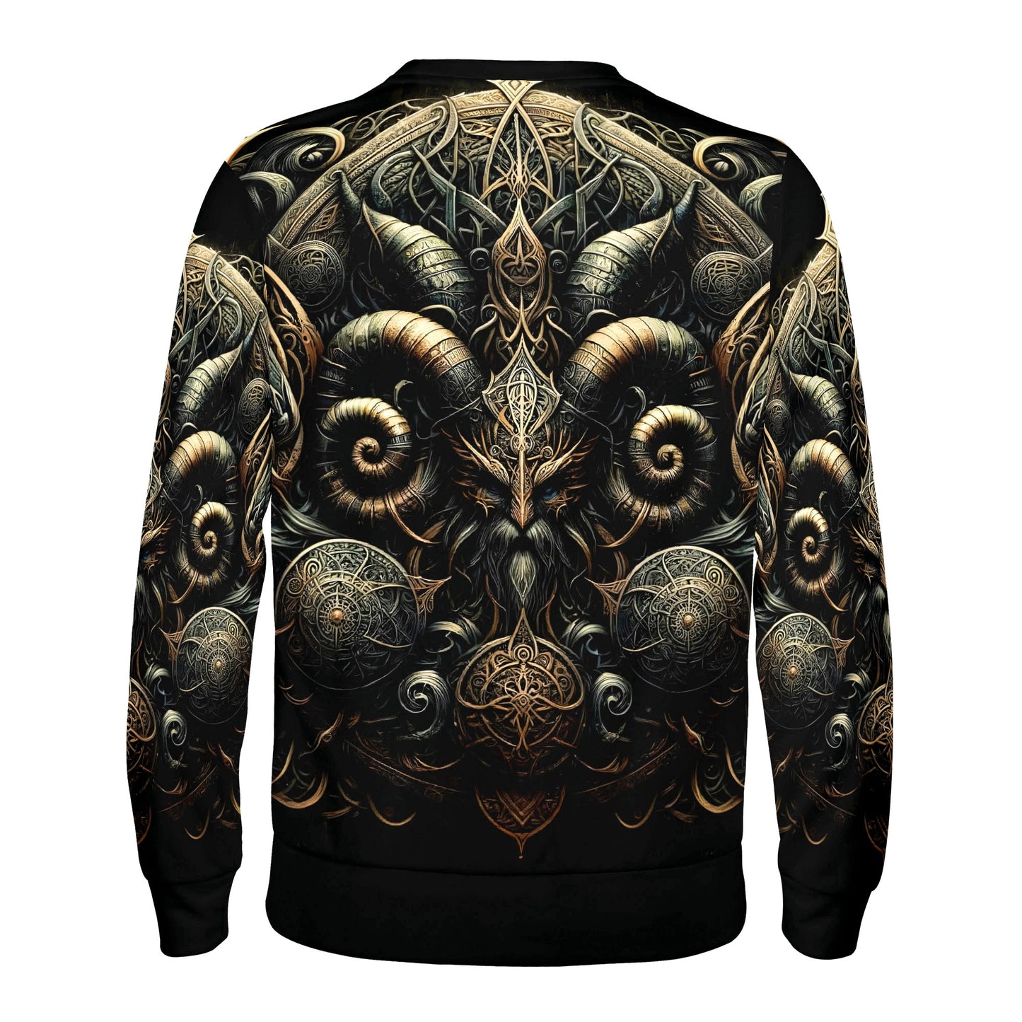 Mythos in Iron and Shadow – Poly French Terry Sweatshirt | Loud and Lethal