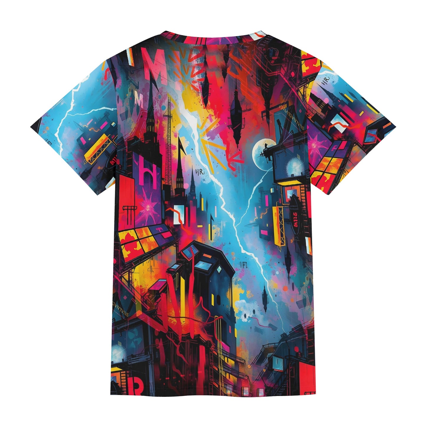 Neon Dawn 100 Cotton Kids T-Shirt By Loud and Lethal