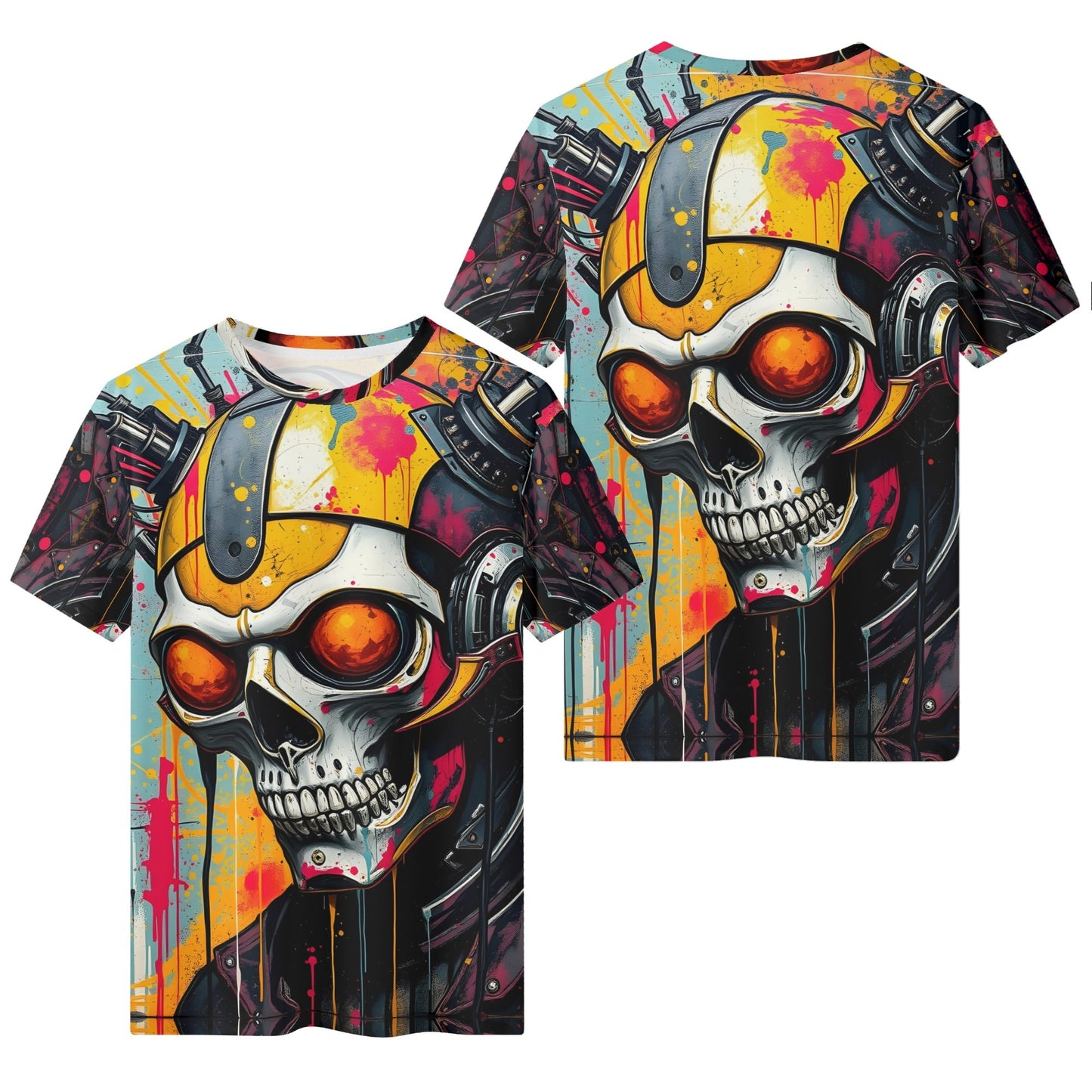 Neon Reaper 100 Cotton Kids T-Shirt by Loud and Lethal