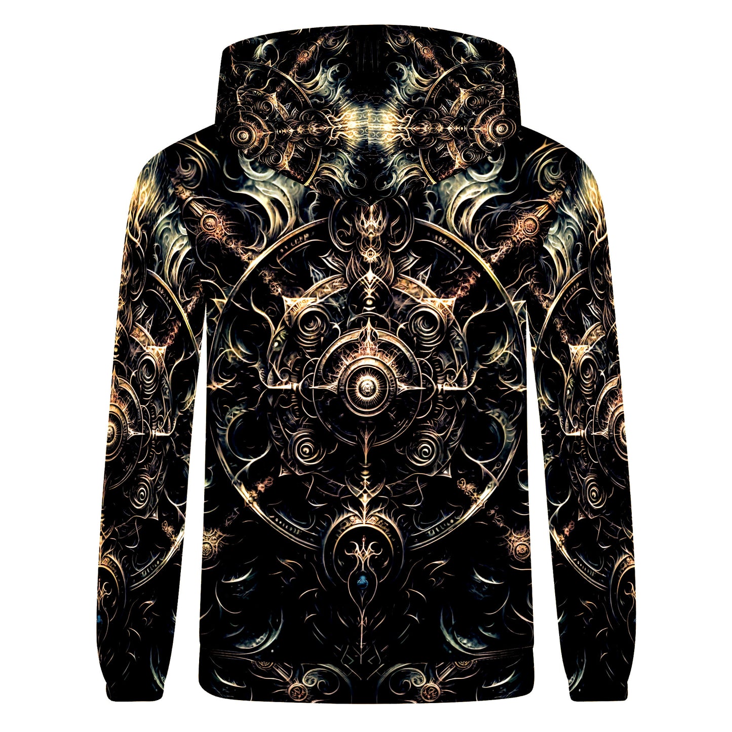 Occult Spiral Poly French Terry Hoodie | Loud & Lethal