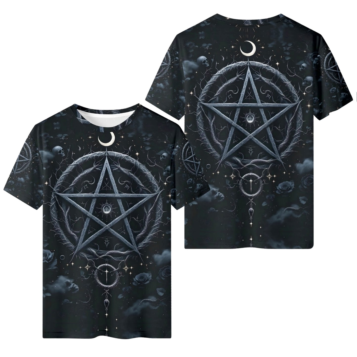 Pentagram of Shadows Lycra Kids T-Shirt – Loud and Lethal