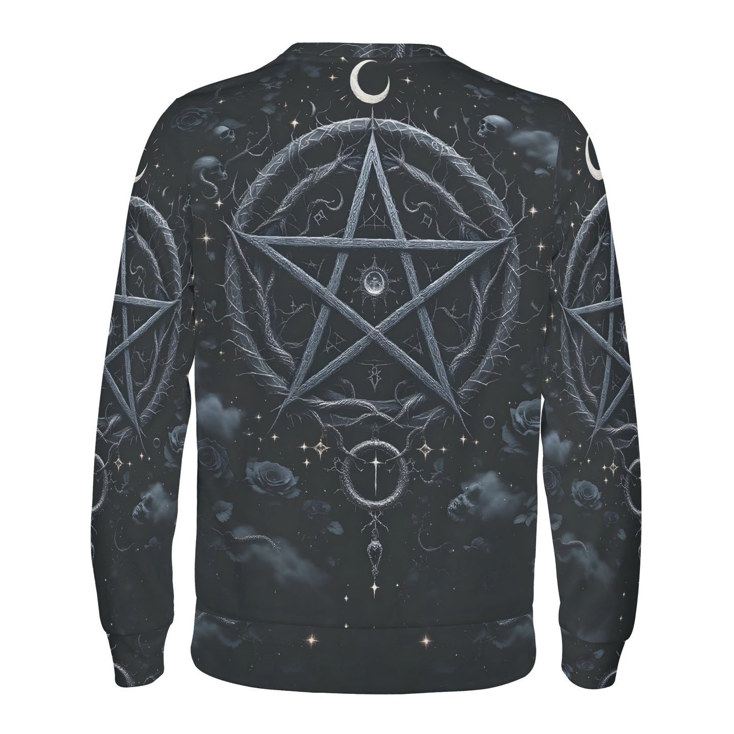 Pentagram of Shadows – Cotton Terry Sweatshirt | Loud and Lethal