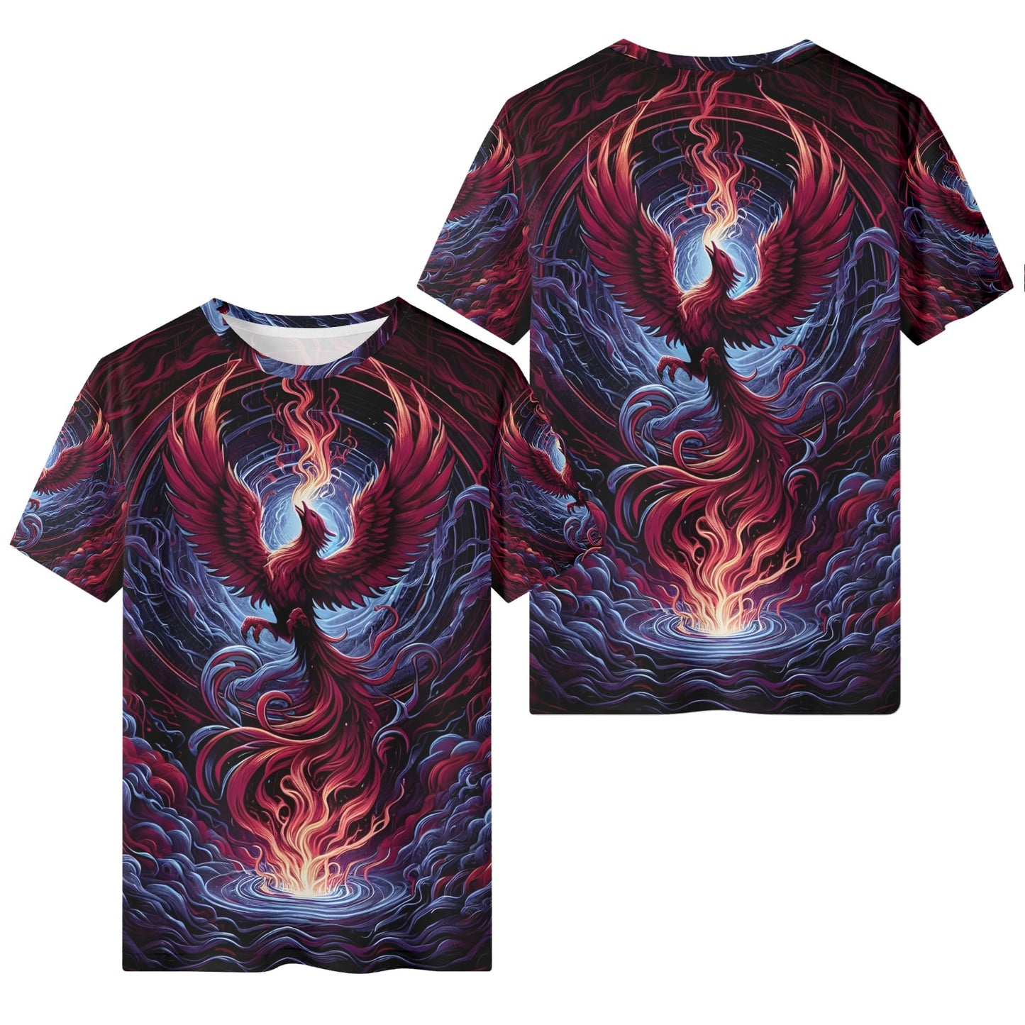 Phoenix Fury 100 Cotton Kids T-Shirt By Loud and Lethal