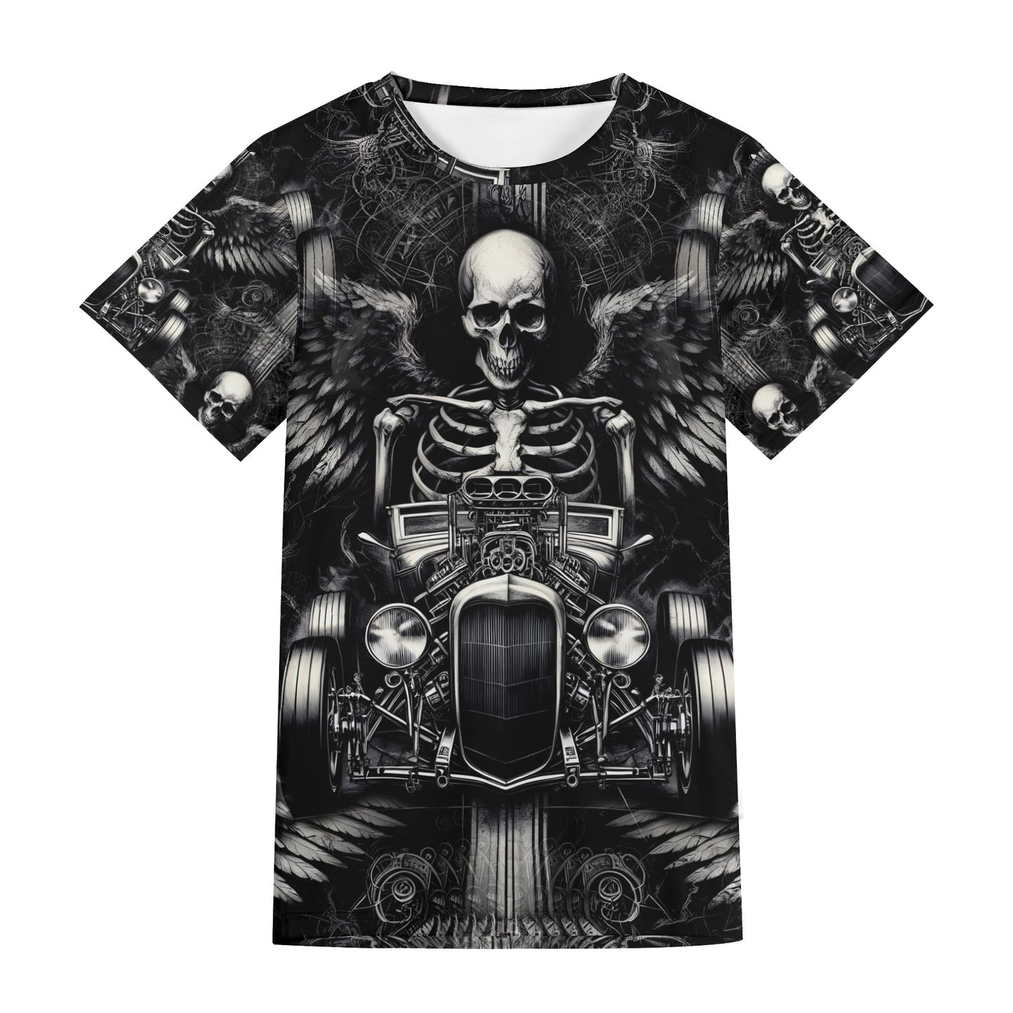 Reapers Hot Rod Organic Cotton Kids T-Shirt By Loud and Lethal