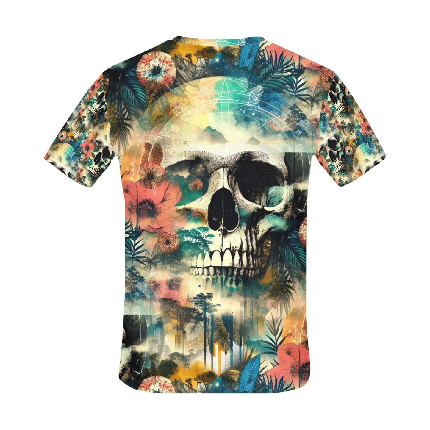 Spaced Out Skull Lycra Kids T-Shirt by Loud and Lethal