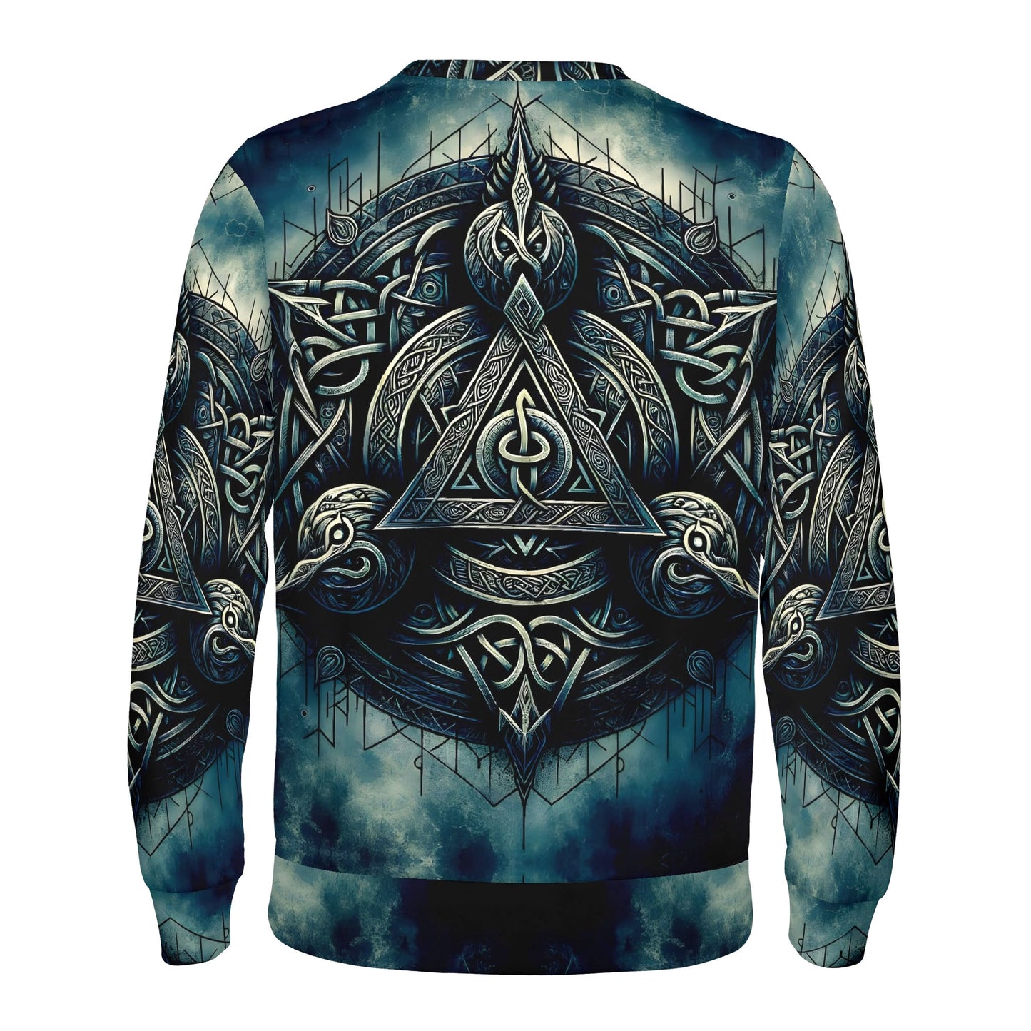 The Valknut Circle – Poly French Terry Sweatshirt | Loud and Lethal