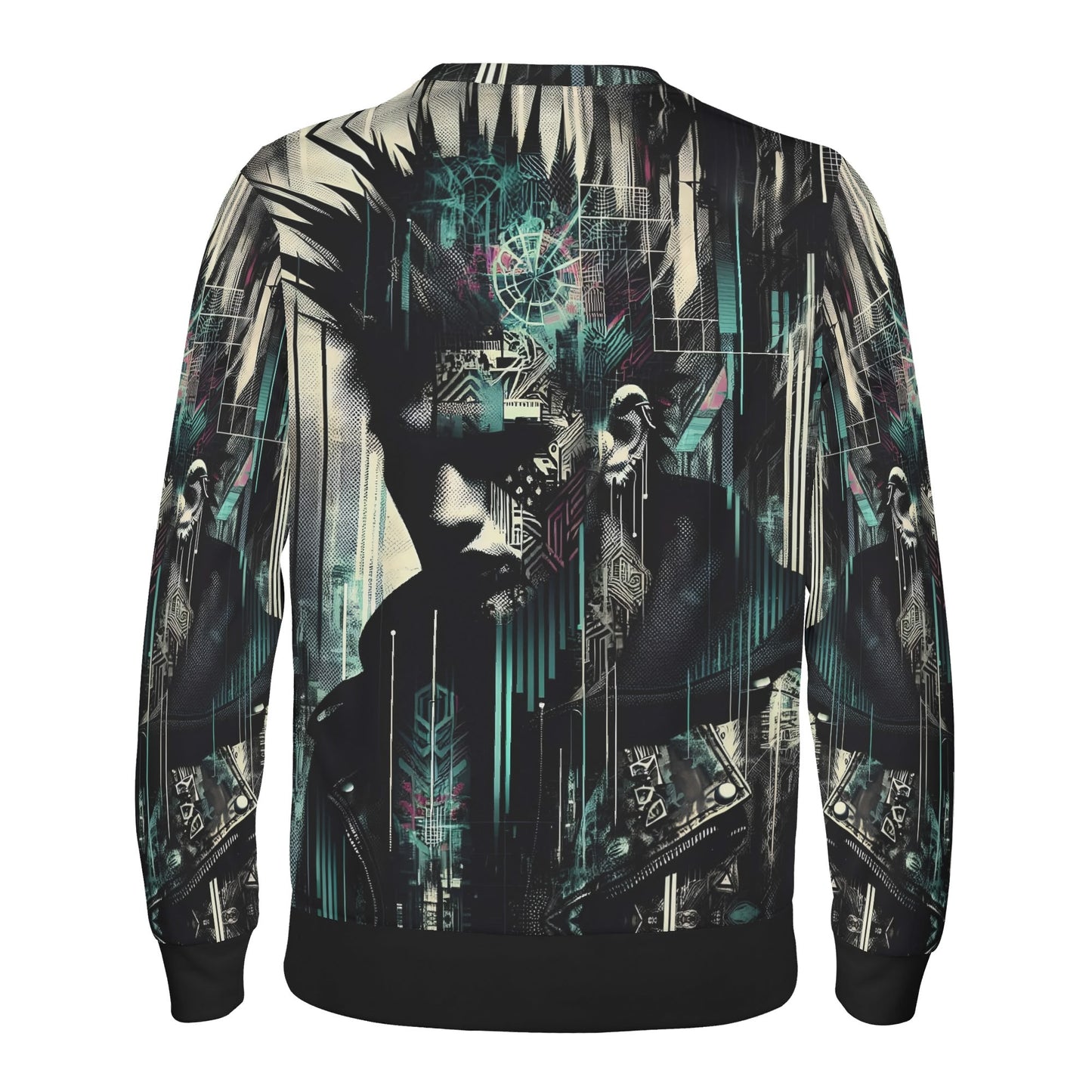 Unisex sweater by Loud and Lethal featuring Distorted Dreams Poly French Terry Sweatshirt digital art design