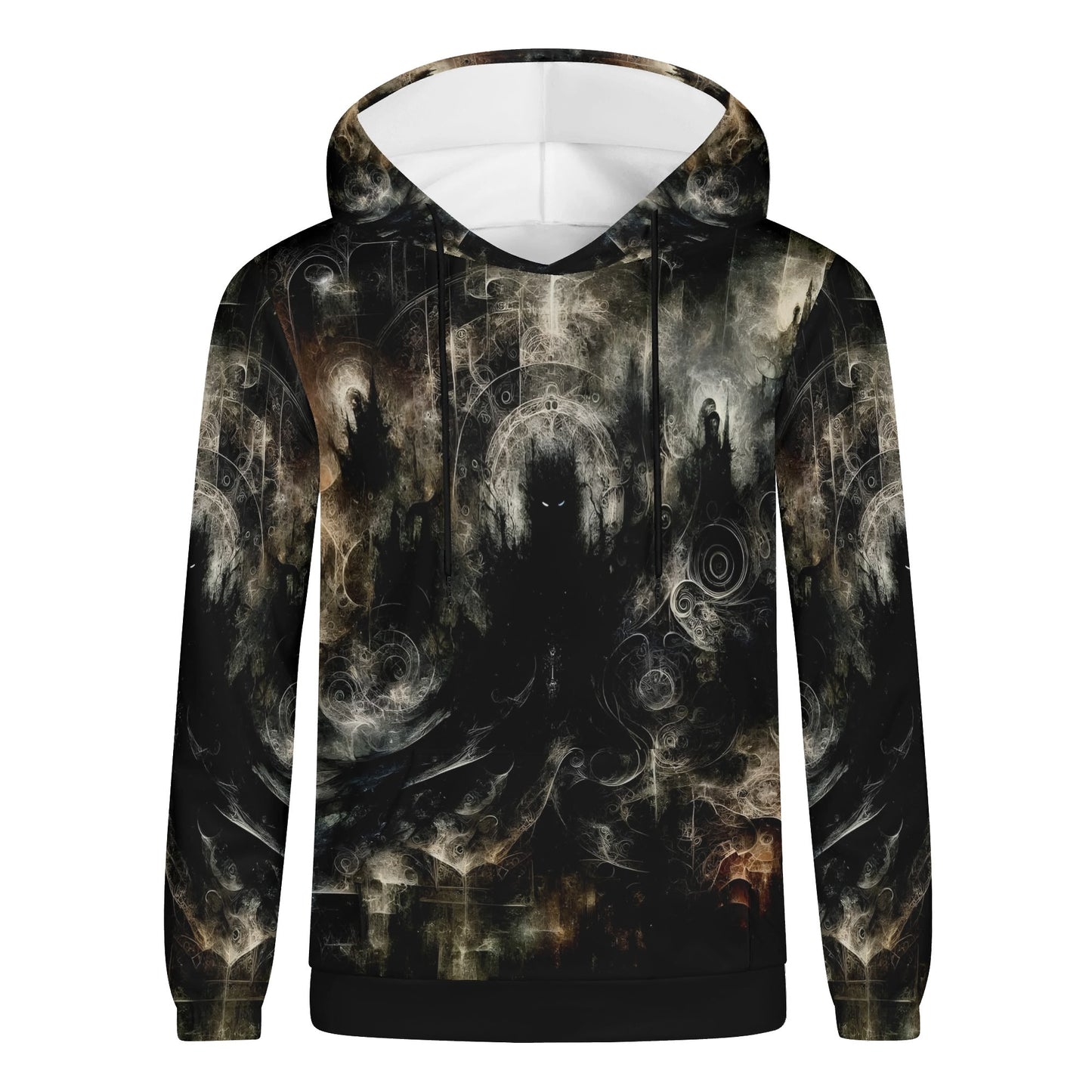 Loud and Lethal Gothic Apparition Cotton Terry Hoodie with dark ghostly design and unisex fit