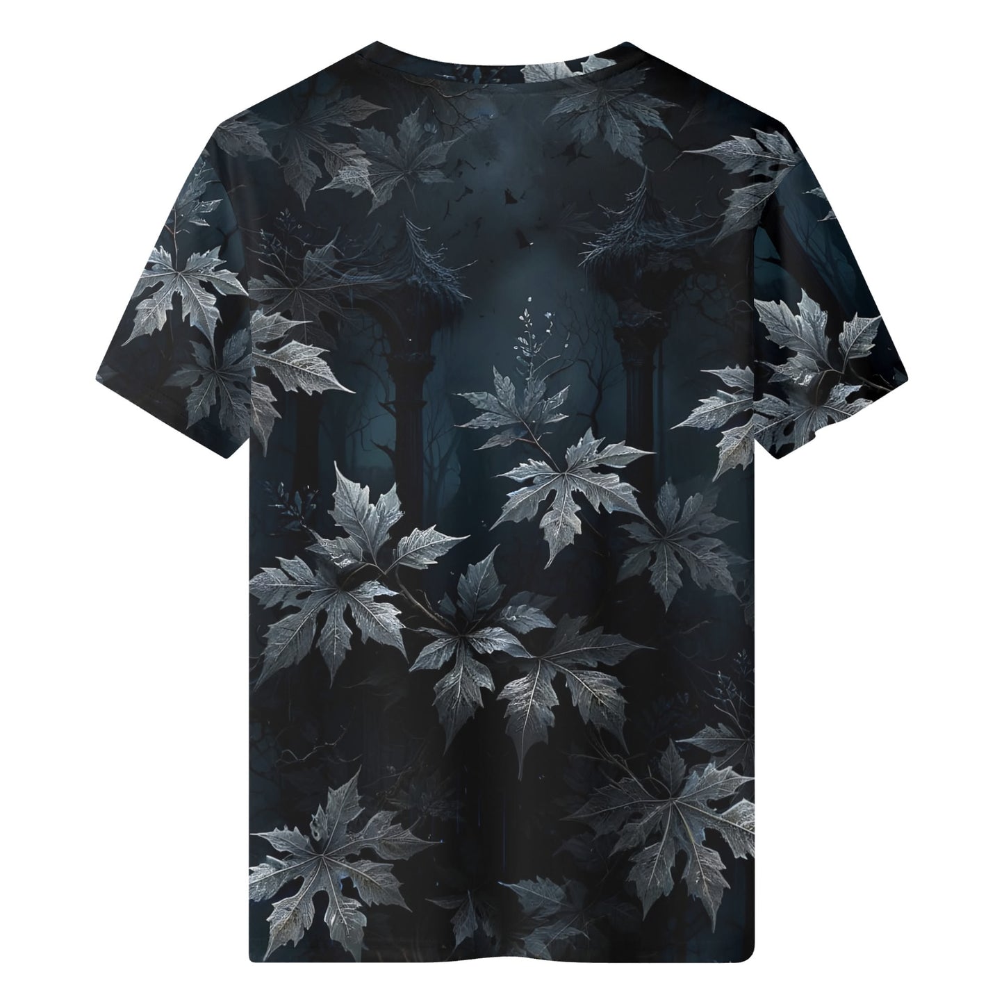 Gothic Overgrowth 100 Cotton T-Shirt by Loud and Lethal featuring dark leafy gothic design on unisex fit