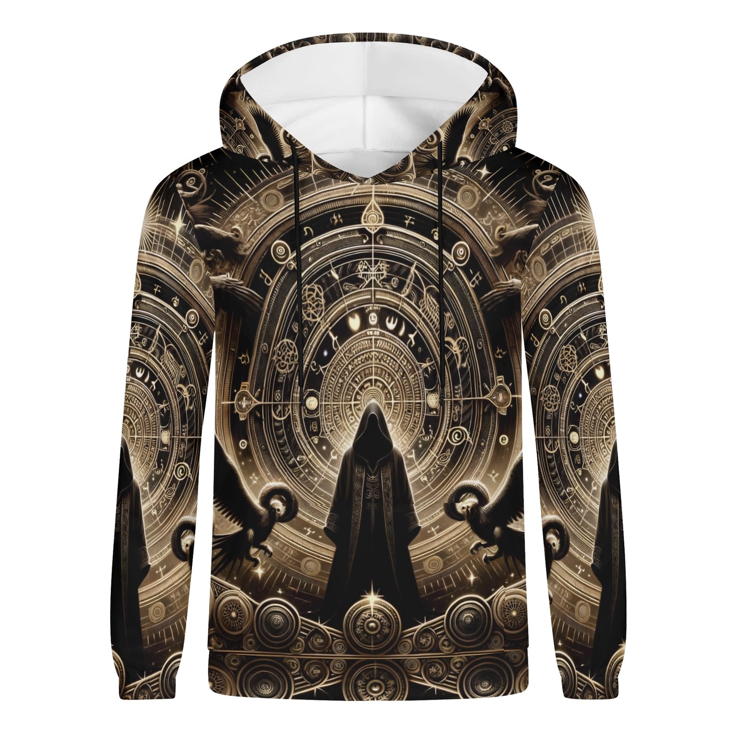 Starborn Ascendant Poly French Terry Hoodie by Loud and Lethal with mystical celestial design and hooded unisex style