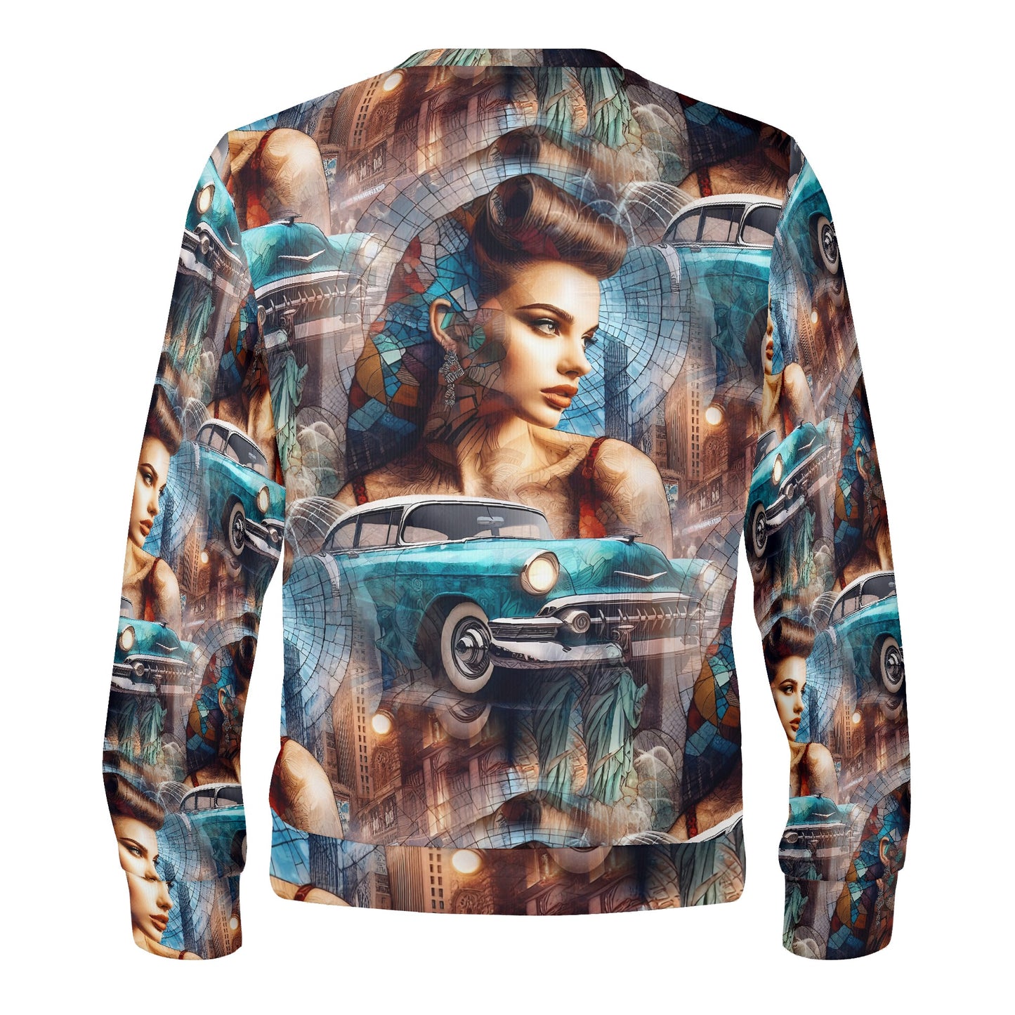 50s Sweetheart – Unisex Sweater: A Timeless Fusion of Retro & Rebellion