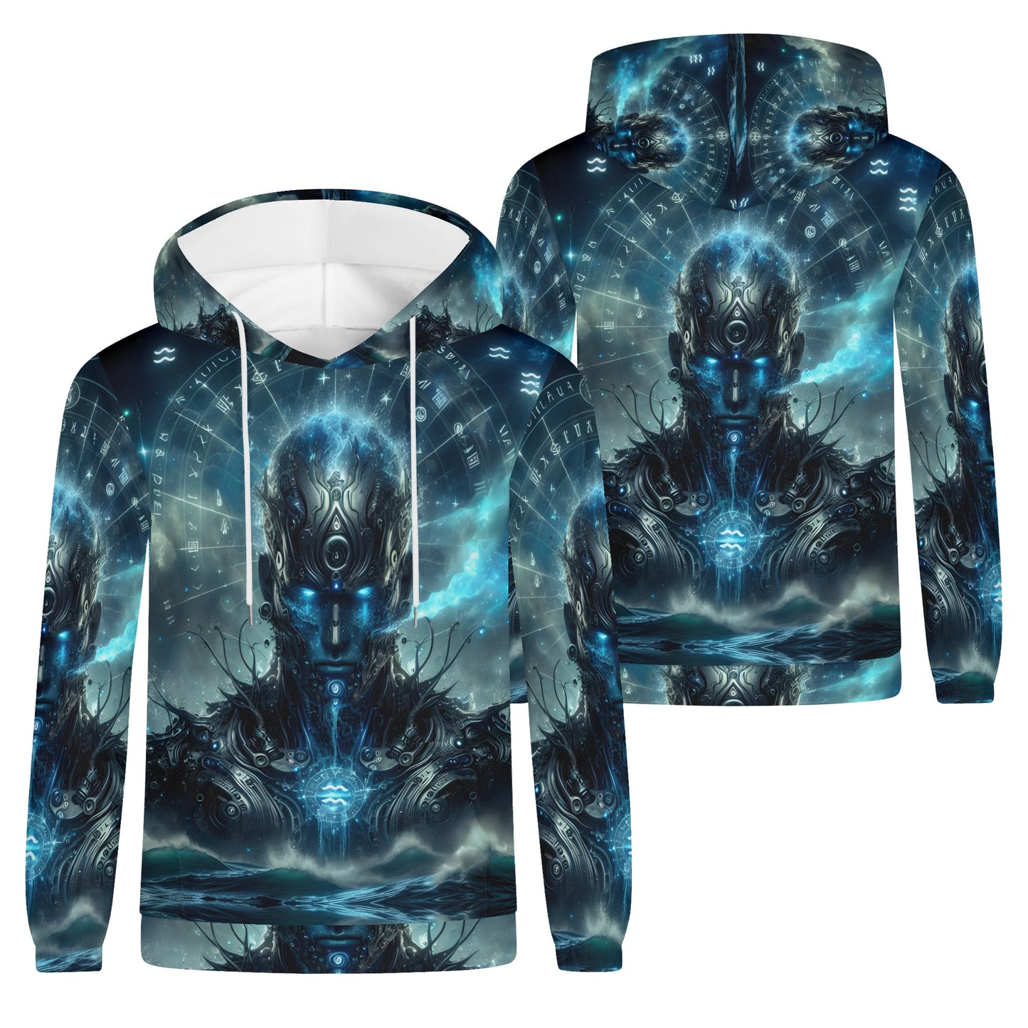 Zodiac Collection - Aquarius Cotton Terry Hoodie