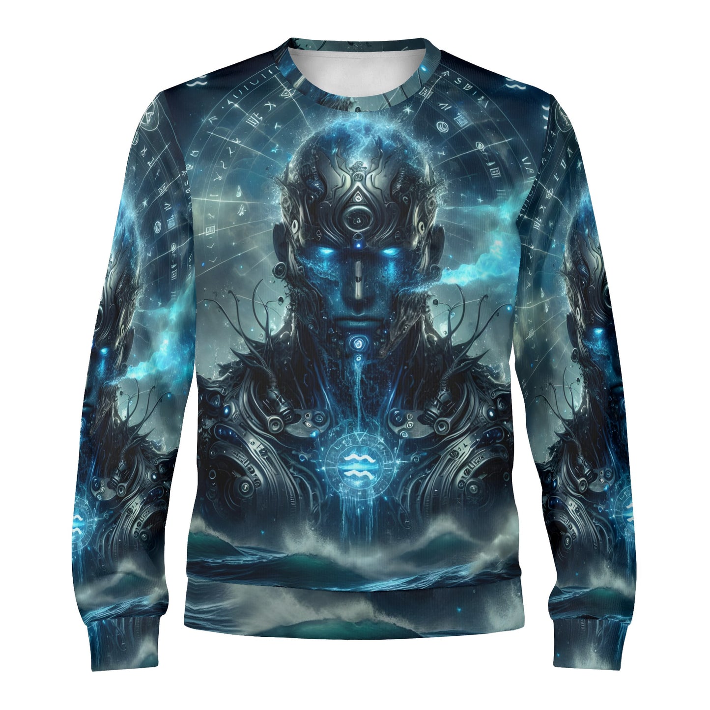 Zodiac Collection - Aquarius Cotton Terry Sweatshirt