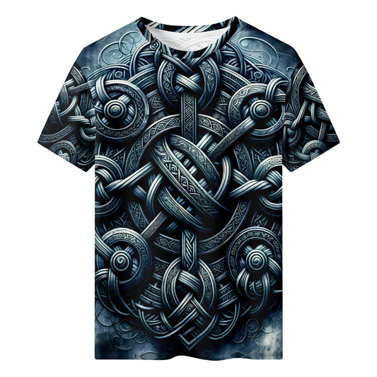 Argent Knotwork Organic Cotton Kids T-Shirt – Loud and Lethal