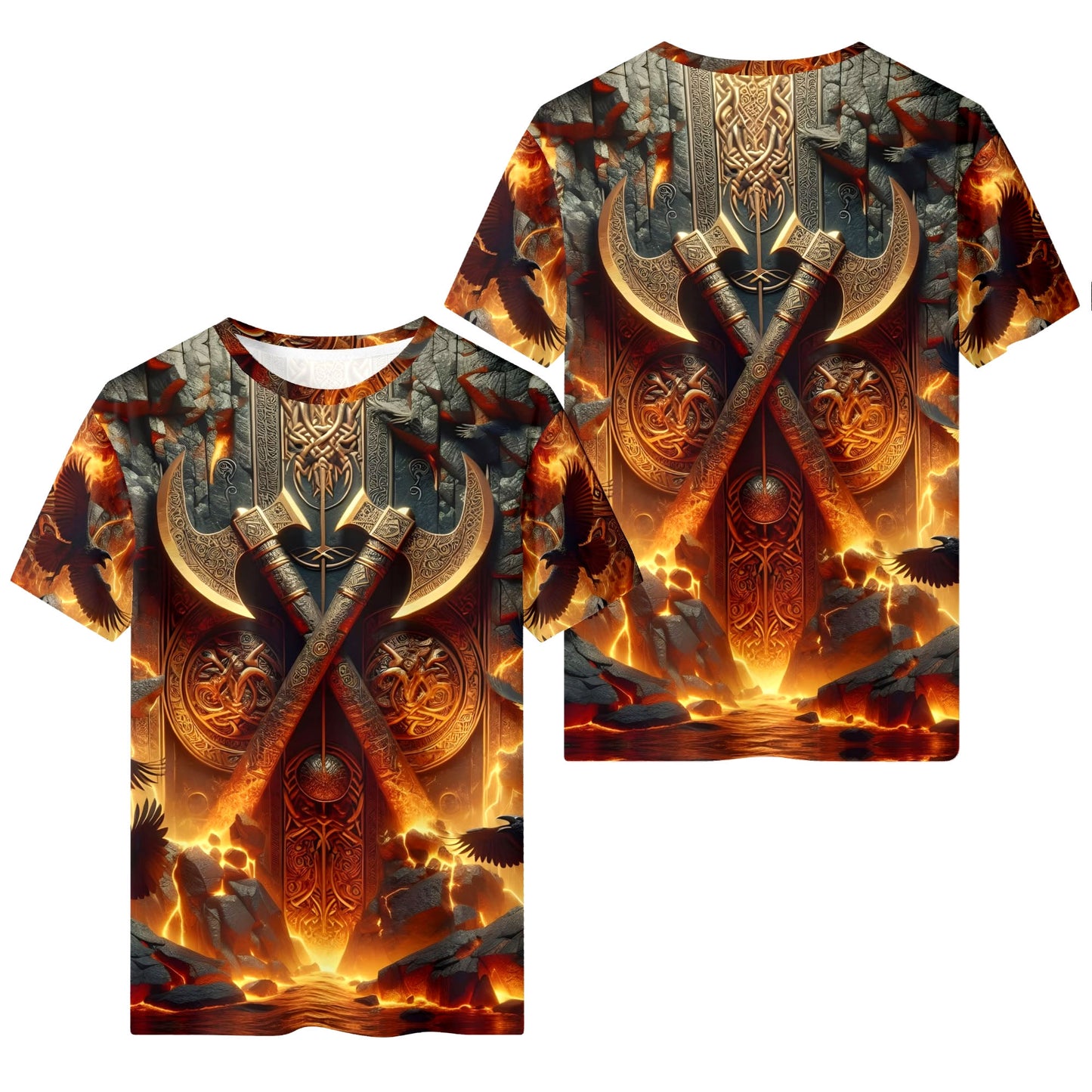 Axes of the Aesir Lycra Kids T-Shirt – Loud and Lethal