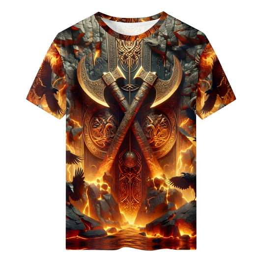 Axes of the Aesir Organic Cotton Kids T-Shirt – Loud and Lethal