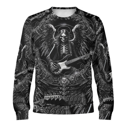 Bass Angel - Unisex Sweater: A Dark Symphony of Art and Rebellion