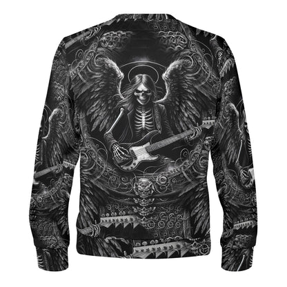 Bass Angel - Unisex Sweater: A Dark Symphony of Art and Rebellion