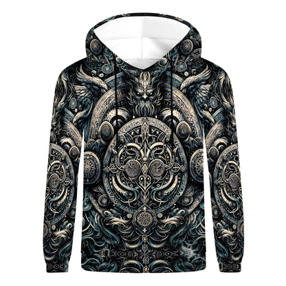 Between Wing and Silence Poly French Terry Hoodie by Loud and Lethal