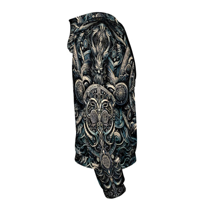 Between Wing and Silence Poly French Terry Hoodie by Loud and Lethal