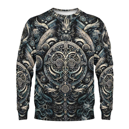 Between Wing and Silence – Cotton Terry Sweatshirt by Loud and Lethal