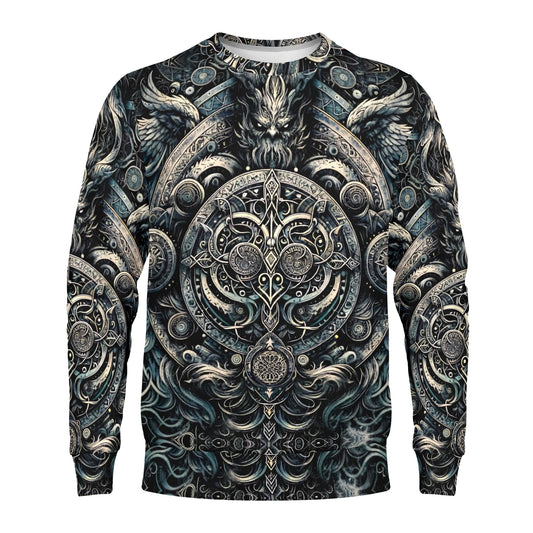 Between Wing and Silence – Cotton Terry Sweatshirt by Loud and Lethal
