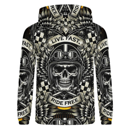 Biker’s Oath - Unisex Hoodie – Live Fast, Ride Free