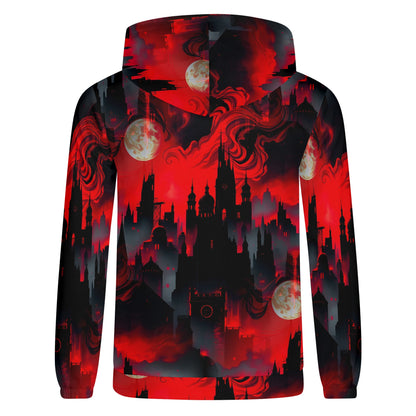 Blood Moon Rising Unisex Hoodie – Darkness, Mystery & Rebellion