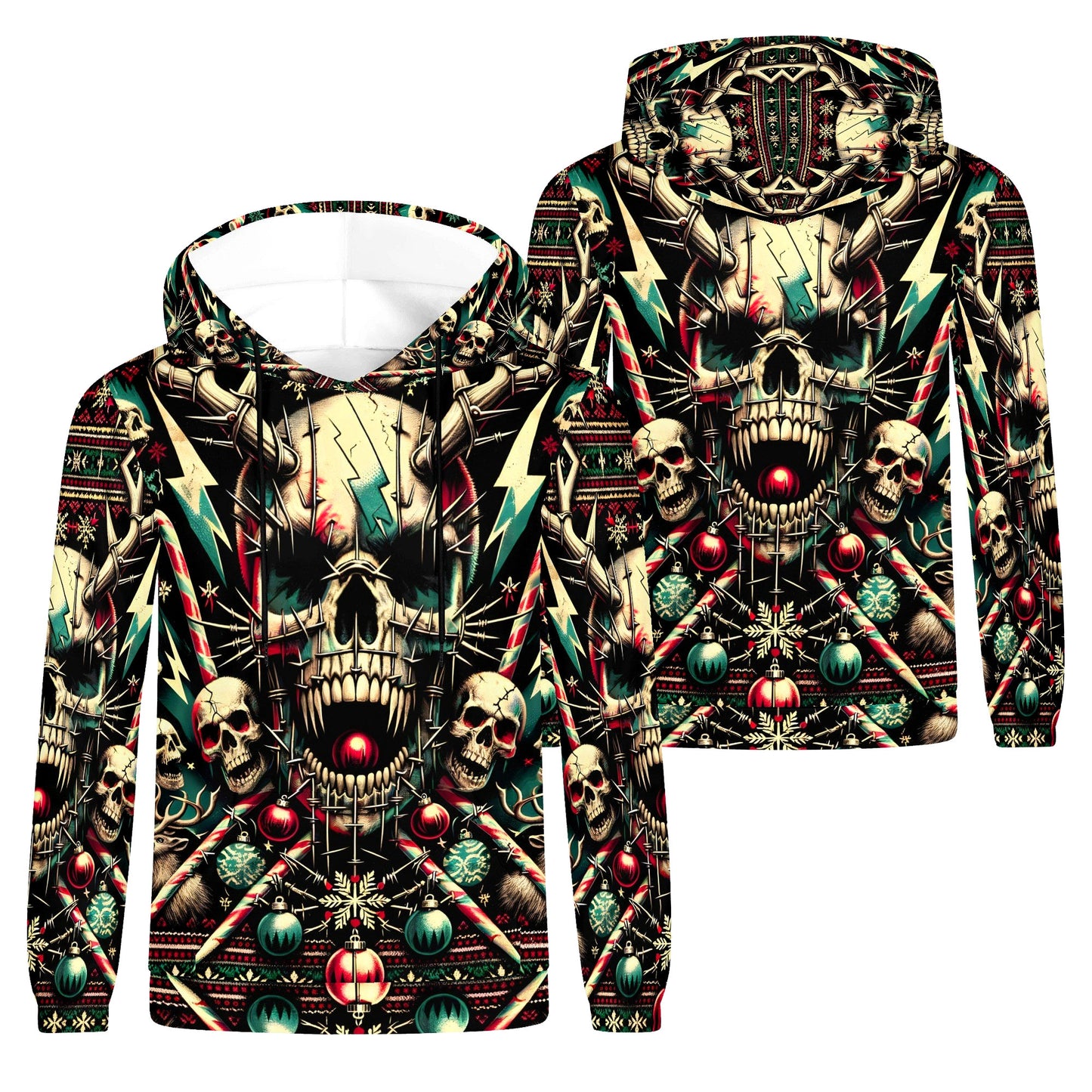 Bone Noel - Cotton Terry Hoodie | Loud & Lethal