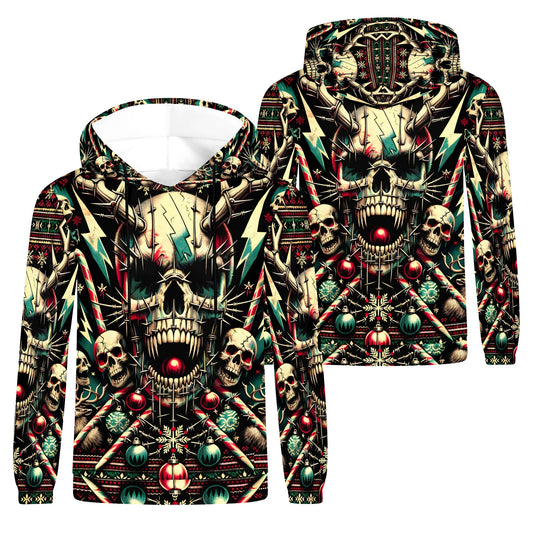 Bone Noel - Poly French Terry Hoodie | Loud & Lethal