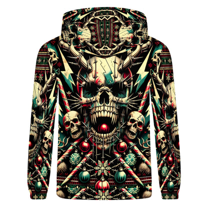 Bone Noel - Cotton Terry Hoodie | Loud & Lethal