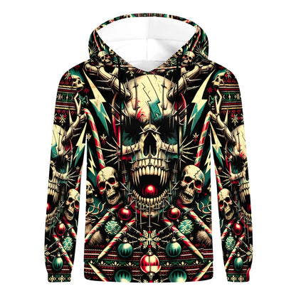 Bone Noel - Cotton Terry Hoodie | Loud & Lethal