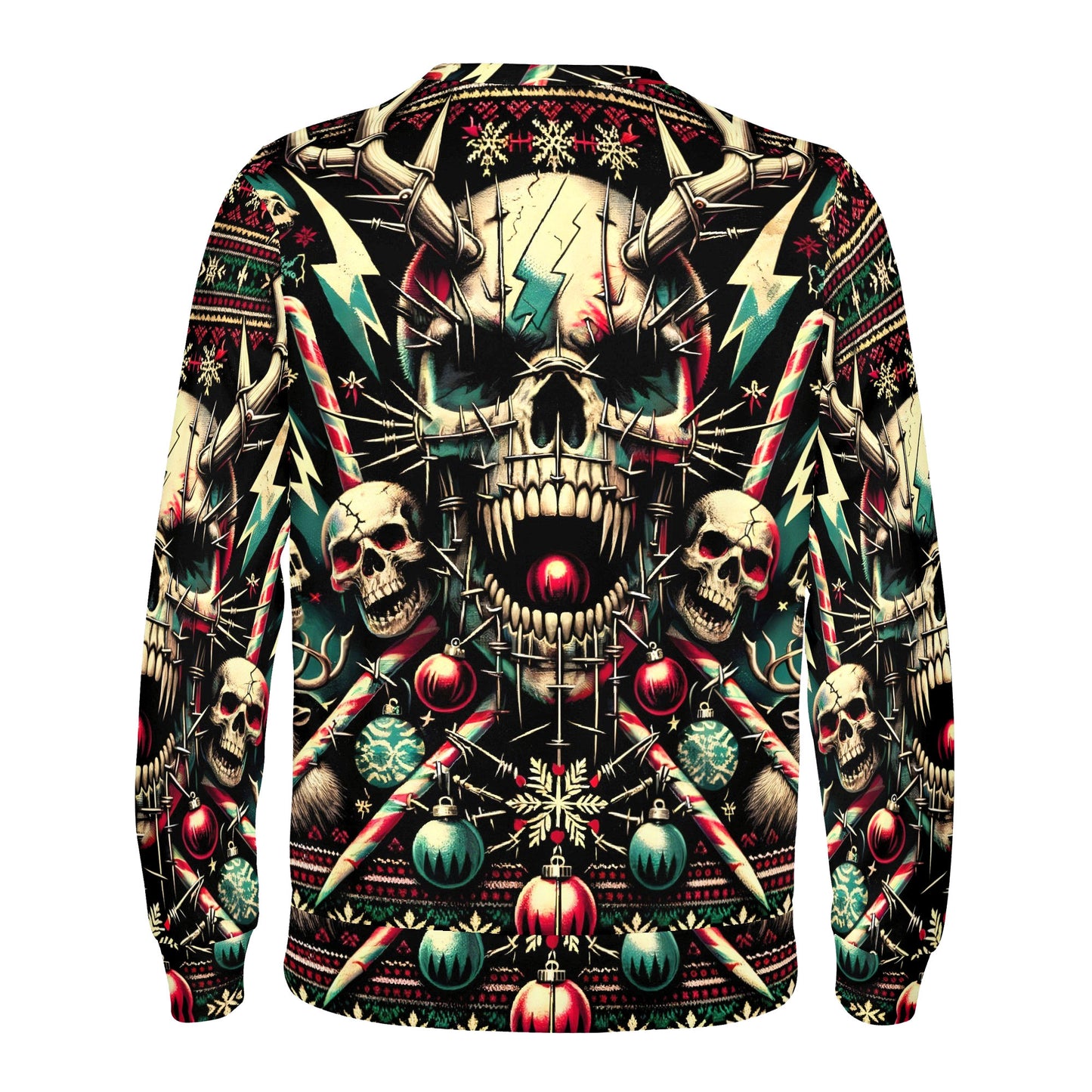 Bone Noel – Cotton Terry Christmas Sweatshirt by Loud & Lethal