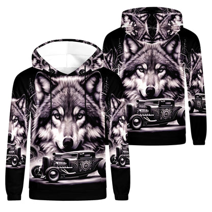 Born to Roam Poly French Terry Hoodie by Loud and Lethal