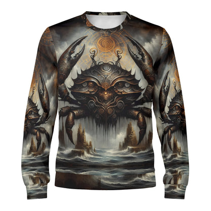 Zodiac Collection: Cancer Cotton Terry Sweatshirt