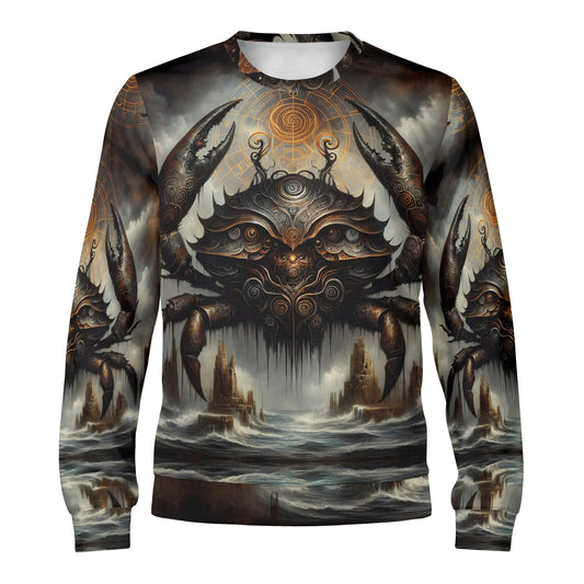 Zodiac Collection - Cancer Poly French Terry Sweatshirt