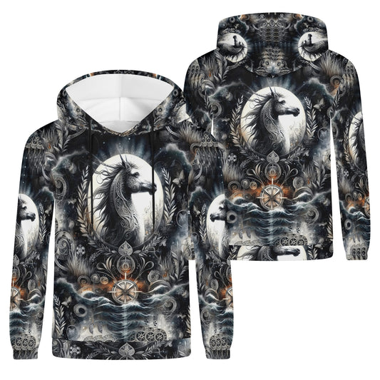 Celestial Charger – Unisex Hoodie: Embrace the Mystical Power of the Kelpie