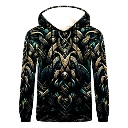 Celtic Dreamscape Poly French Terry Hoodie | Loud and Lethal
